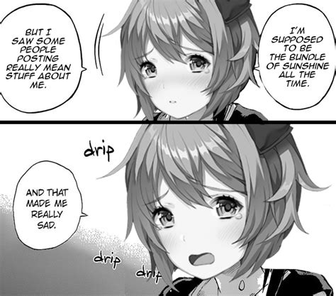 [Fun] THEORY: Natsuki throwing up is a glitch in the game : .